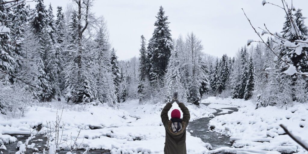 snow namaste